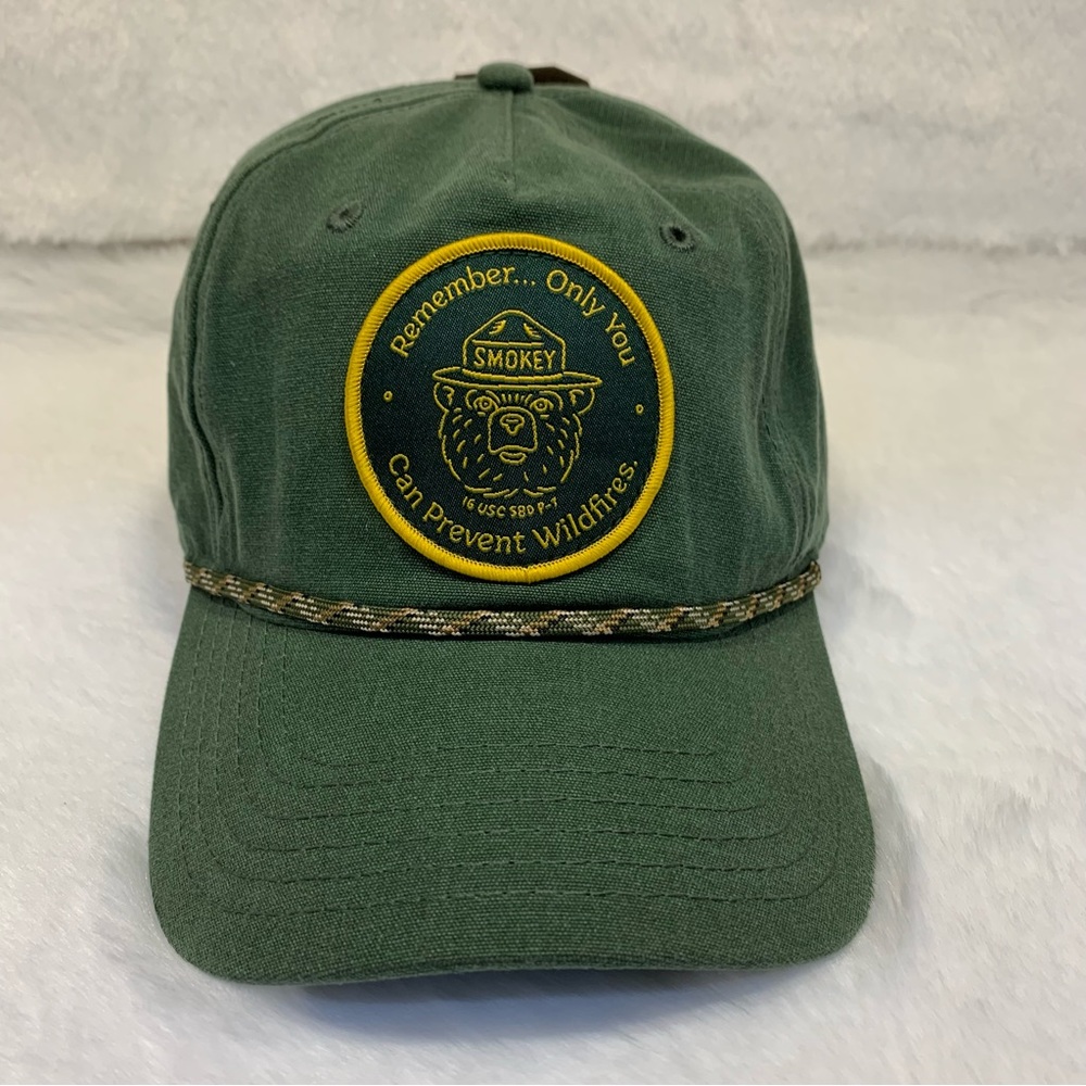 Smokey The Bear Snapback Rope Hat Cap Official Only You Can Prevent Wildfires - Picture 3 of 12